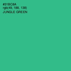 #31BC8A - Jungle Green Color Image