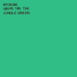 #31BD86 - Jungle Green Color Image