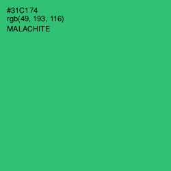 #31C174 - Malachite Color Image