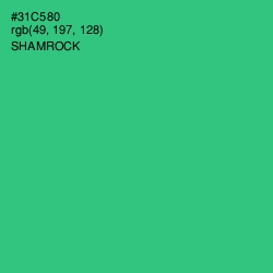 #31C580 - Shamrock Color Image