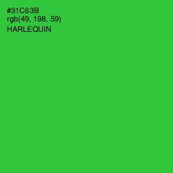 #31C63B - Harlequin Color Image