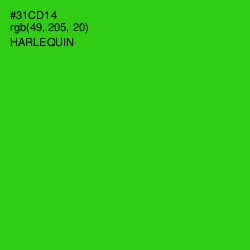 #31CD14 - Harlequin Color Image