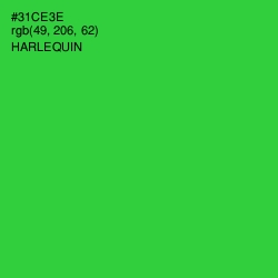 #31CE3E - Harlequin Color Image