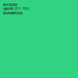#31D383 - Shamrock Color Image