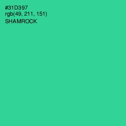 #31D397 - Shamrock Color Image