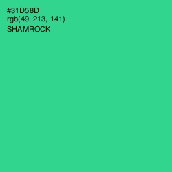 #31D58D - Shamrock Color Image