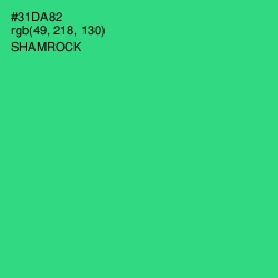 #31DA82 - Shamrock Color Image