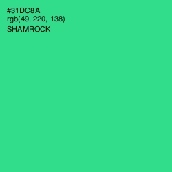 #31DC8A - Shamrock Color Image