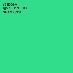 #31DD8A - Shamrock Color Image