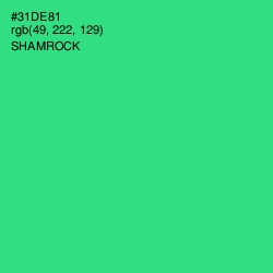 #31DE81 - Shamrock Color Image