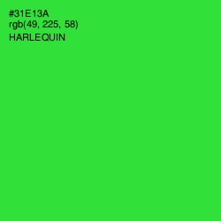 #31E13A - Harlequin Color Image