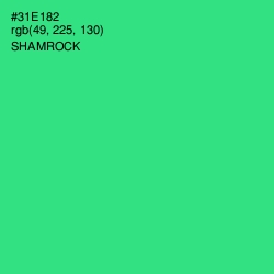 #31E182 - Shamrock Color Image