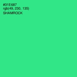 #31E687 - Shamrock Color Image