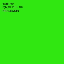 #31E712 - Harlequin Color Image