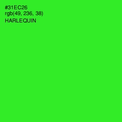 #31EC26 - Harlequin Color Image