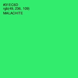 #31EC6D - Malachite Color Image