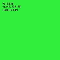 #31EE3B - Harlequin Color Image