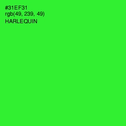 #31EF31 - Harlequin Color Image