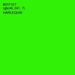 #31F107 - Harlequin Color Image