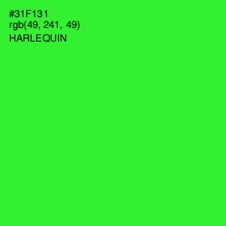 #31F131 - Harlequin Color Image