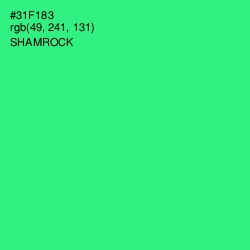 #31F183 - Shamrock Color Image