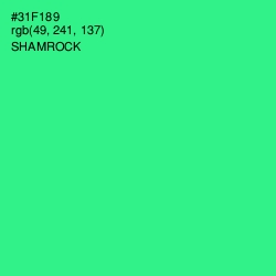 #31F189 - Shamrock Color Image