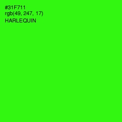 #31F711 - Harlequin Color Image