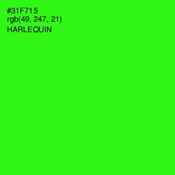 #31F715 - Harlequin Color Image