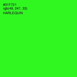 #31F721 - Harlequin Color Image
