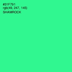 #31F791 - Shamrock Color Image