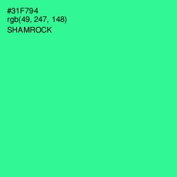 #31F794 - Shamrock Color Image