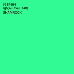 #31F994 - Shamrock Color Image
