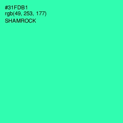 #31FDB1 - Shamrock Color Image