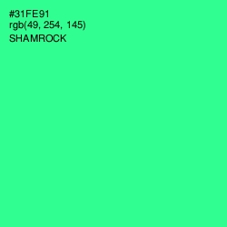 #31FE91 - Shamrock Color Image