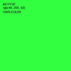#31FF3F - Harlequin Color Image