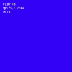 #3201F6 - Blue Color Image