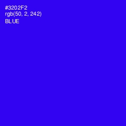 #3202F2 - Blue Color Image