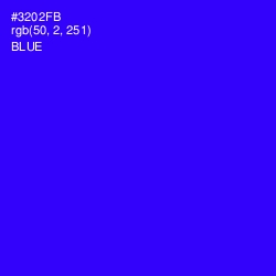 #3202FB - Blue Color Image