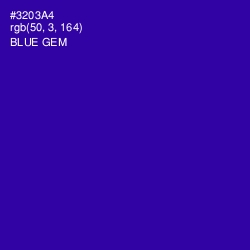 #3203A4 - Blue Gem Color Image
