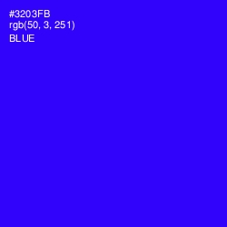 #3203FB - Blue Color Image