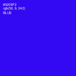 #3209F2 - Blue Color Image