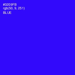 #3209FB - Blue Color Image