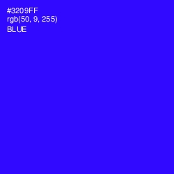 #3209FF - Blue Color Image