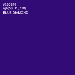 #320B76 - Blue Diamond Color Image