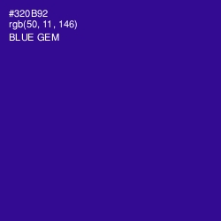 #320B92 - Blue Gem Color Image