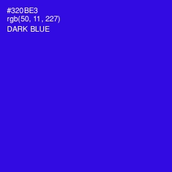 #320BE3 - Dark Blue Color Image