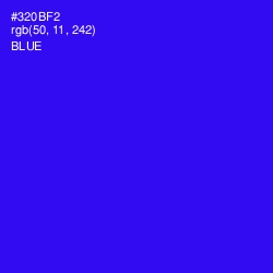 #320BF2 - Blue Color Image