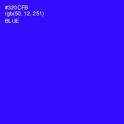 #320CFB - Blue Color Image