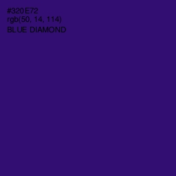 #320E72 - Blue Diamond Color Image