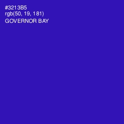 #3213B5 - Governor Bay Color Image